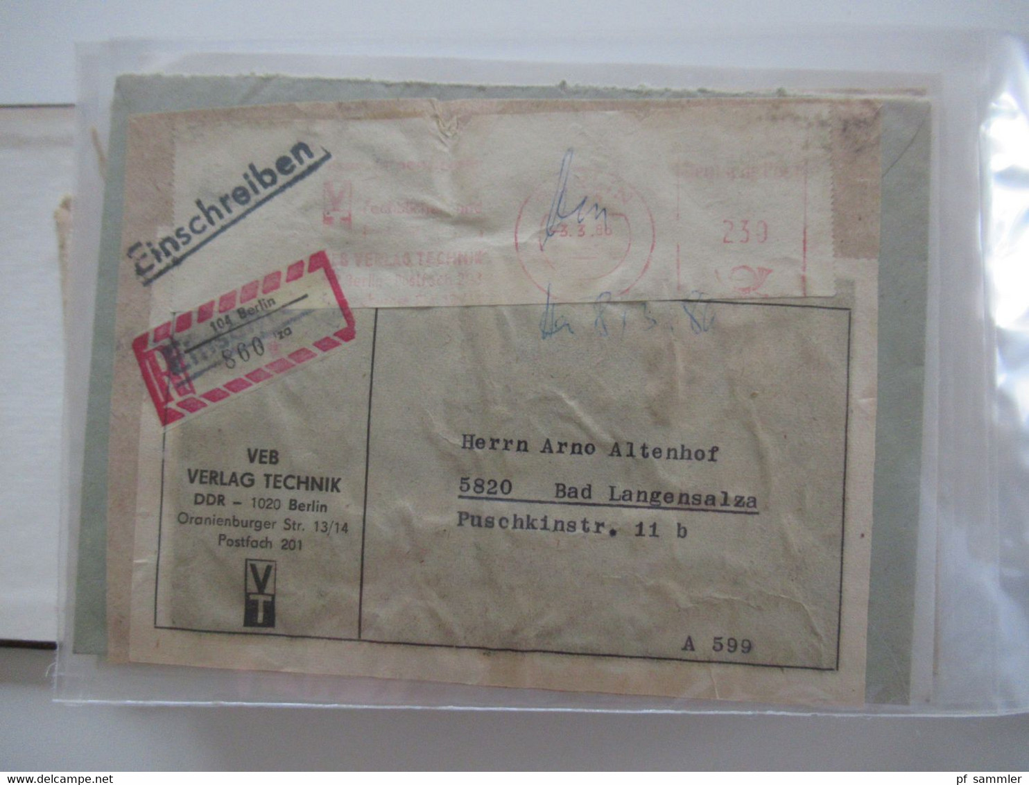 DDR Belegeposten ab 1958 - 80er Jahre NUR Einschreiben / Wertbriefe und bessere Verwendungen! Stöberposten / 90 Belege
