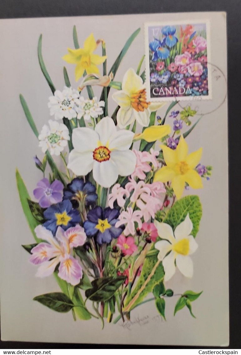 O) CANADA, FLOWERS, MAXIMUM CARD XF - Maximum Cards