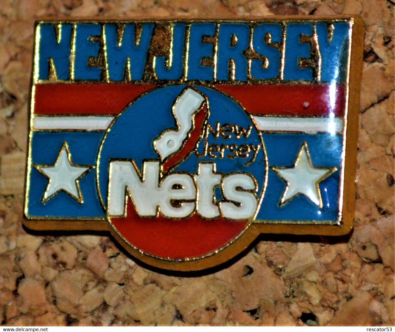 Pin's New-Jersey Les Nets - Basketball