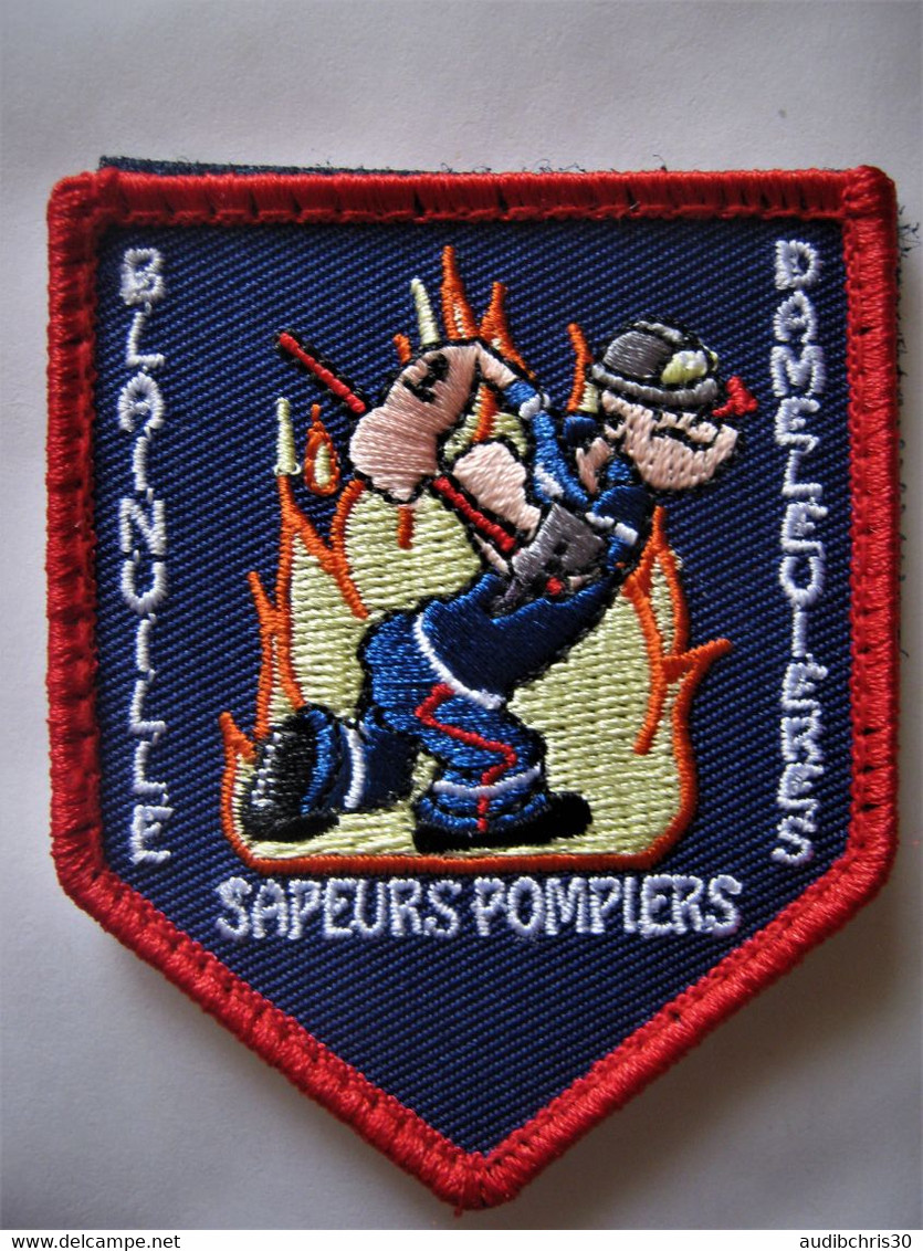 ECUSSON DES SAPEURS POMPIERS DE DAMELEVIERES 54 NEUF SCRATCH AU DOS - Pompiers