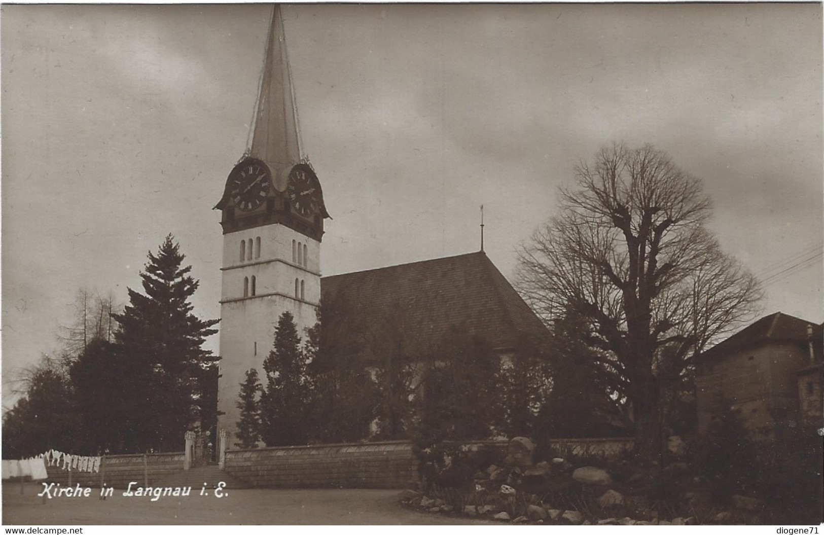 Kirche In Langnau I. E. Photokarte - Langnau Im Emmental