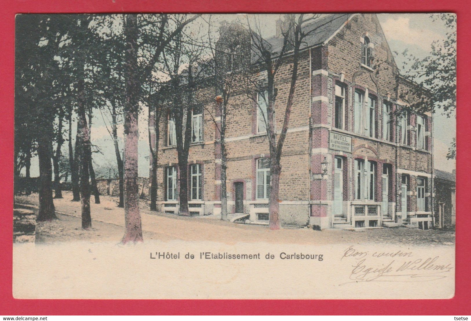 Carlsbourg - L'Hôtel De L'Etablissement ( Voir Verso ) - Paliseul