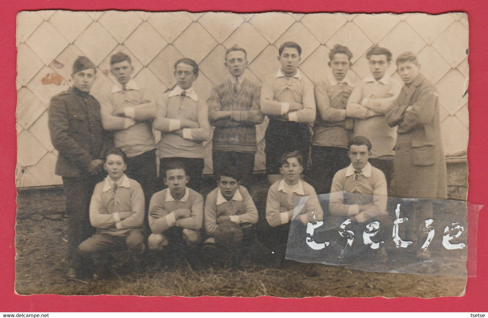 Carlsbourg - Institut Saint Joseph -  Equipe De Football ... éléves - Carte Photo ( Voir Verso  ) - Paliseul