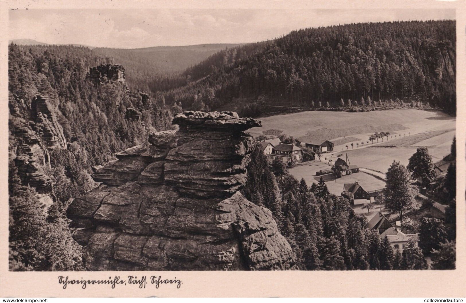 GERMANY - ROSENTHAL-BIELATAL - BLICK VON DER KANZEL - NACH DEM HINTEREN BIELATAL - CARTOLINA FP SPEDITA NEL 1938 - Rosenthal-Bielatal