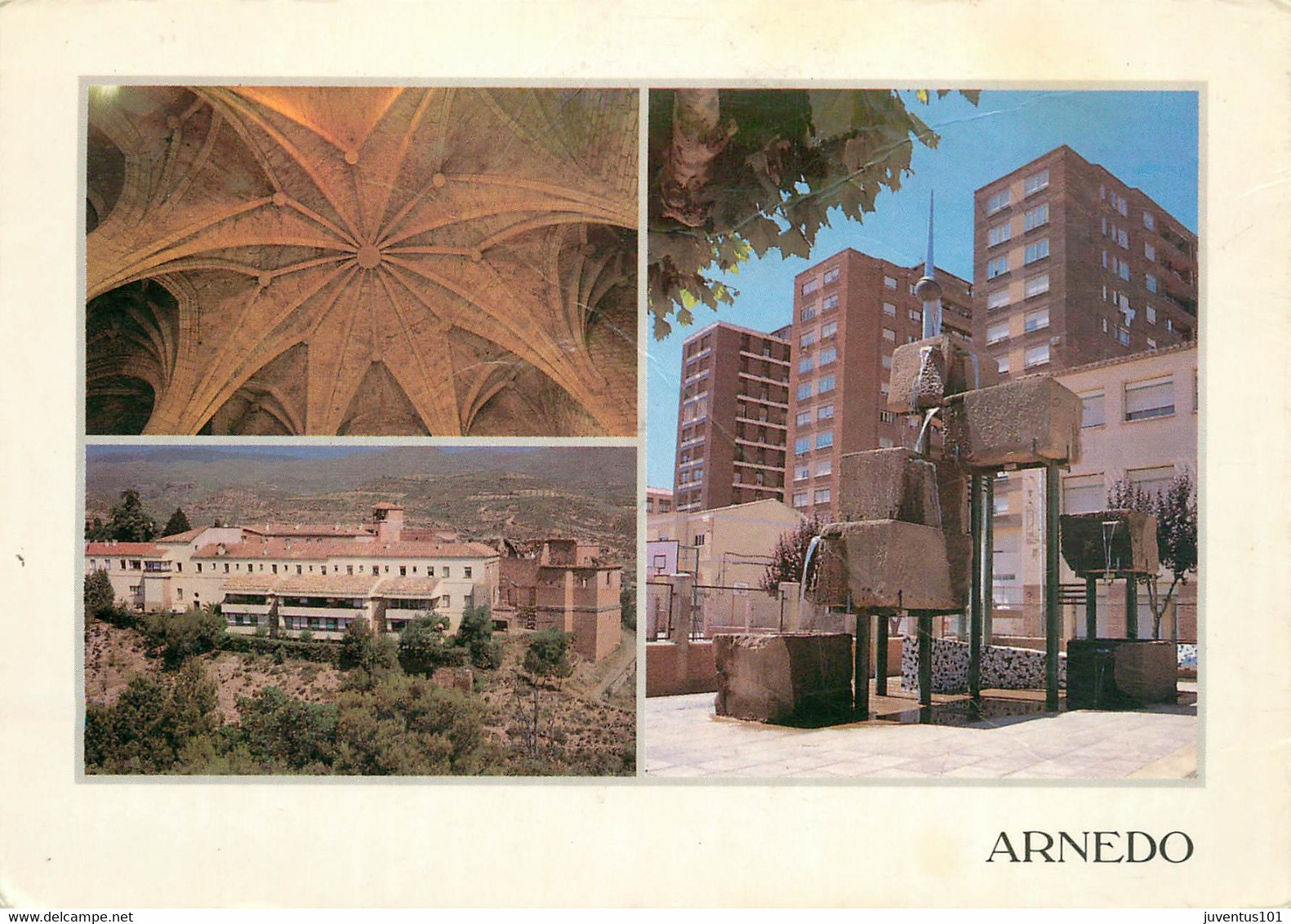 CPSM Arnedo-Cupula Gotica De La Iglesia De Santo Tomas-Timbre-état Mauvais      L1955 - La Rioja (Logrono)