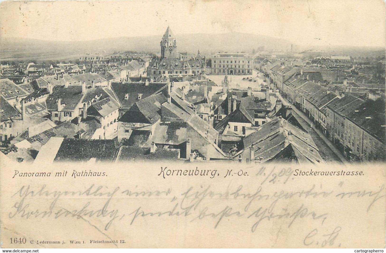 Korneuburg 1909 Panorama - Korneuburg