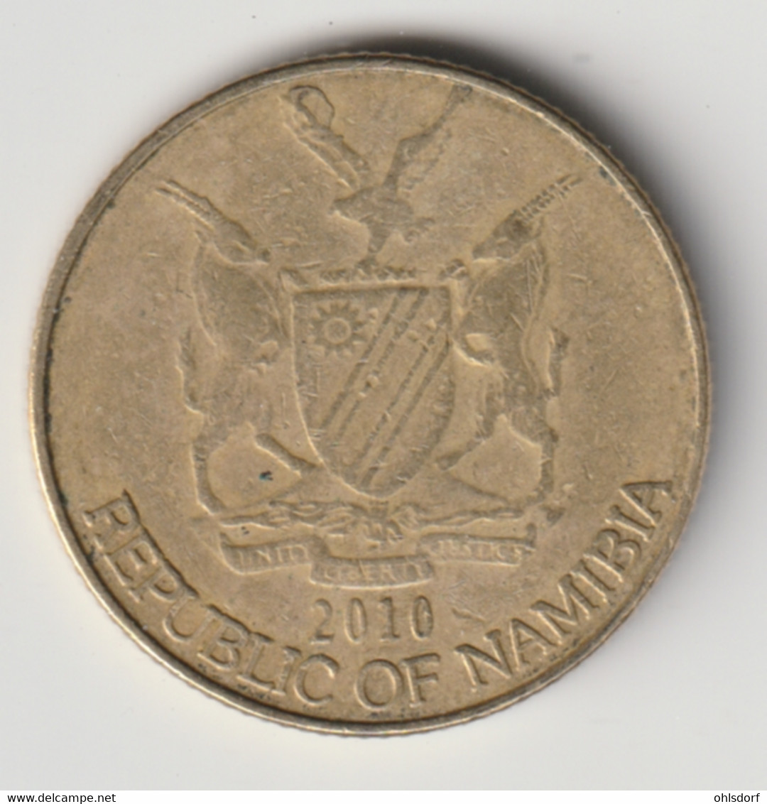 NAMIBIA 2010: 1 Dollar, KM 4 - Namibië