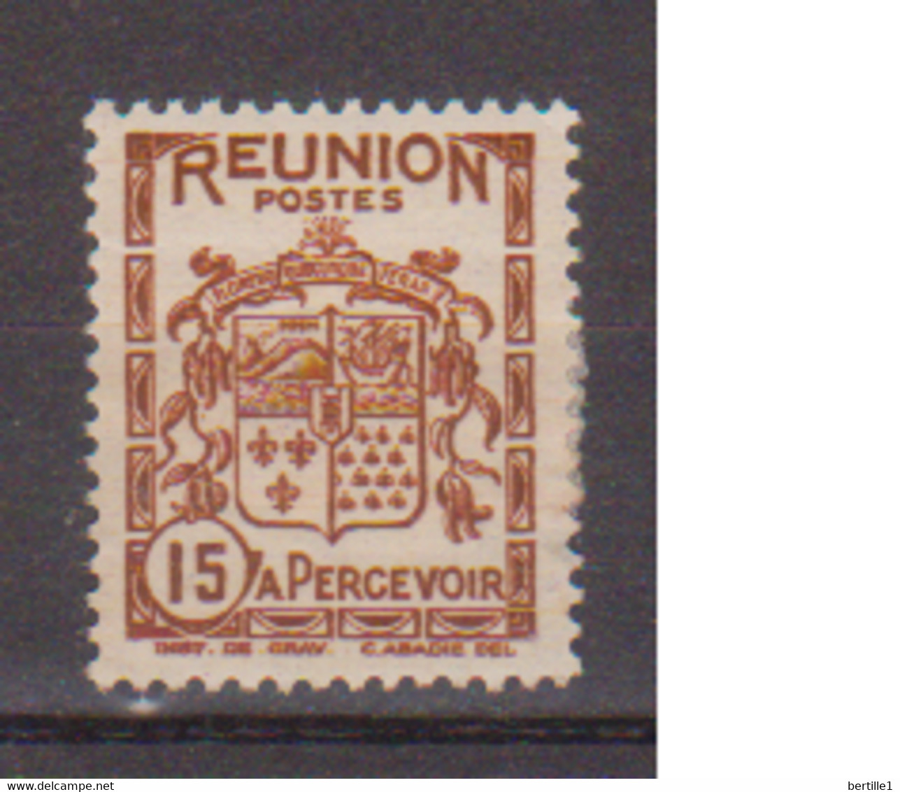 REUNION             N° YVERT  TAXE  18   NEUF SANS CHARNIERES  (NSCH 01/21) - Timbres-taxe