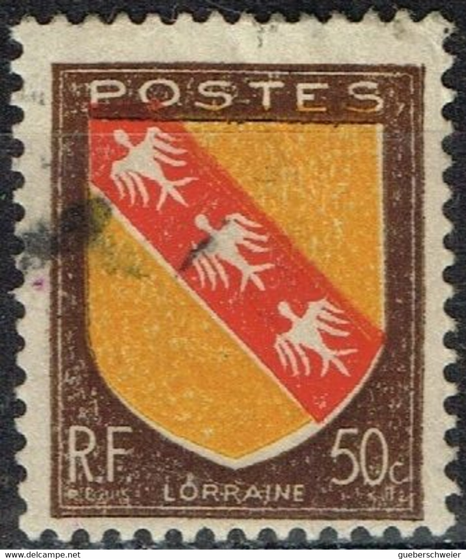 FR VAR 14 - FRANCE N° 757 Obl. Variété Couleurs Décalées - Used Stamps