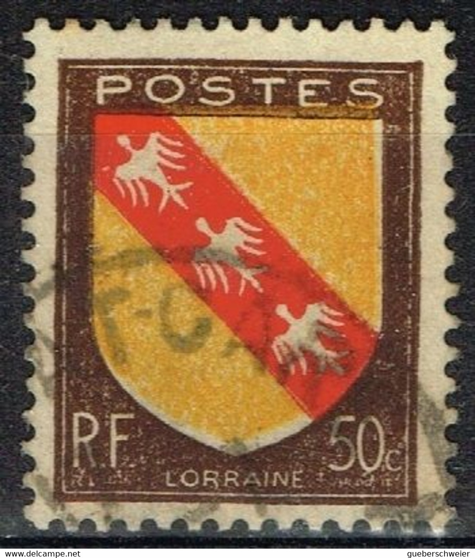 FR VAR 14 - FRANCE N° 757 Obl. Variété Couleurs Décalées - Used Stamps