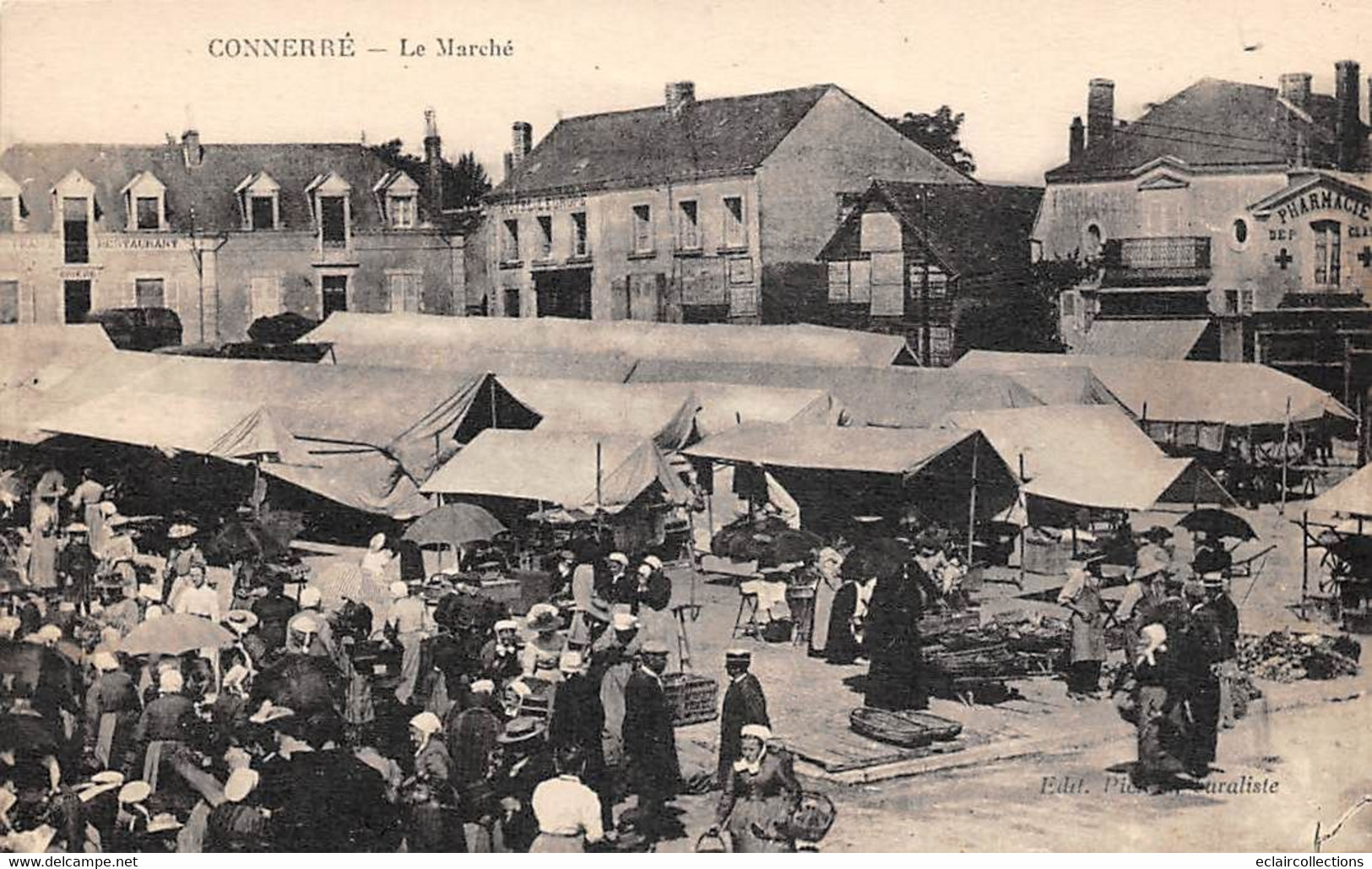 Connerré        72        Le Marché         (voir Scan) - Connerre