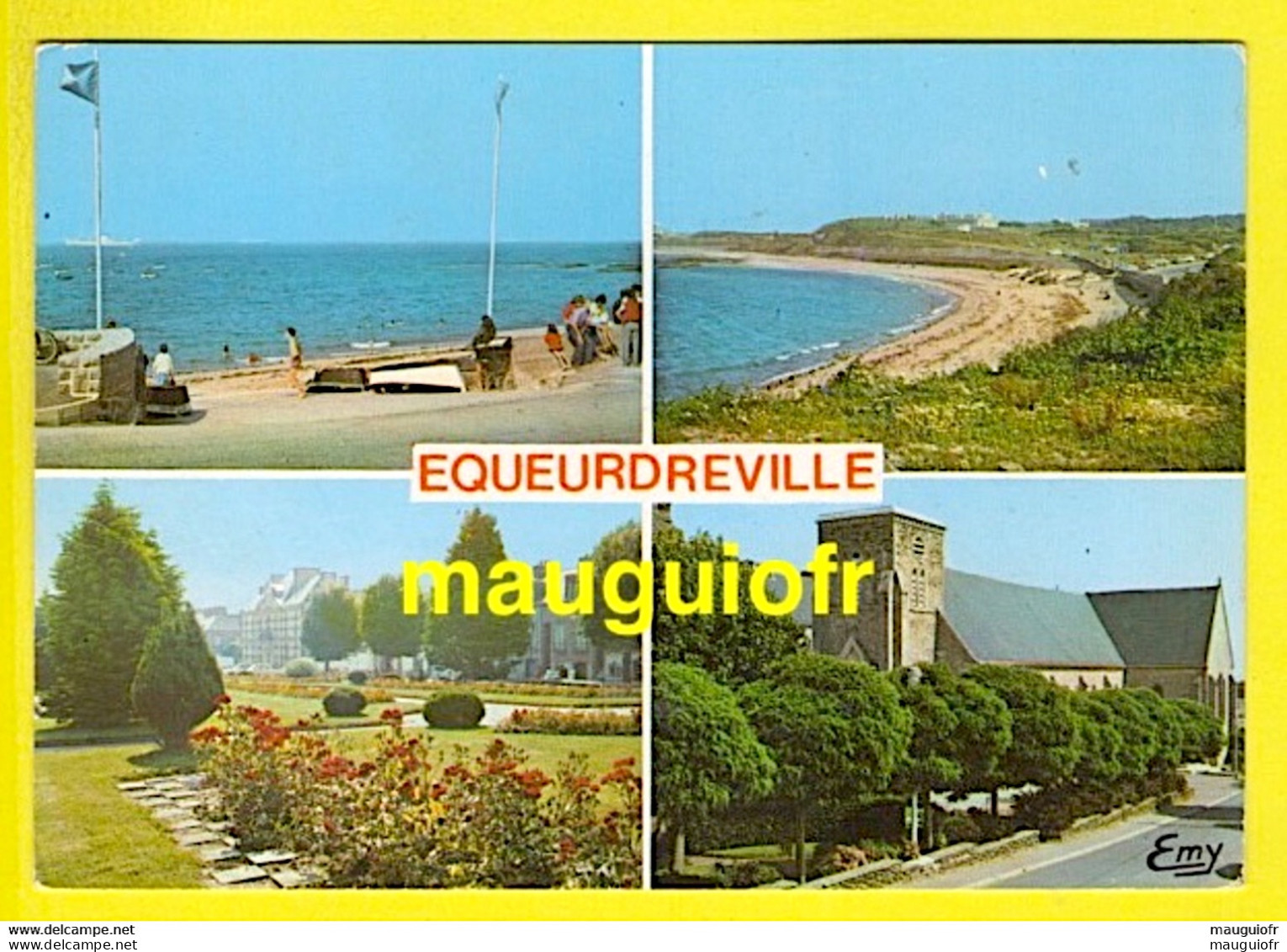 50 MANCHE / EQUEURDREVILLE / DIFFERENTS ASPECTS DE LA COMMUNE / CARTE MULTIVUES - Equeurdreville