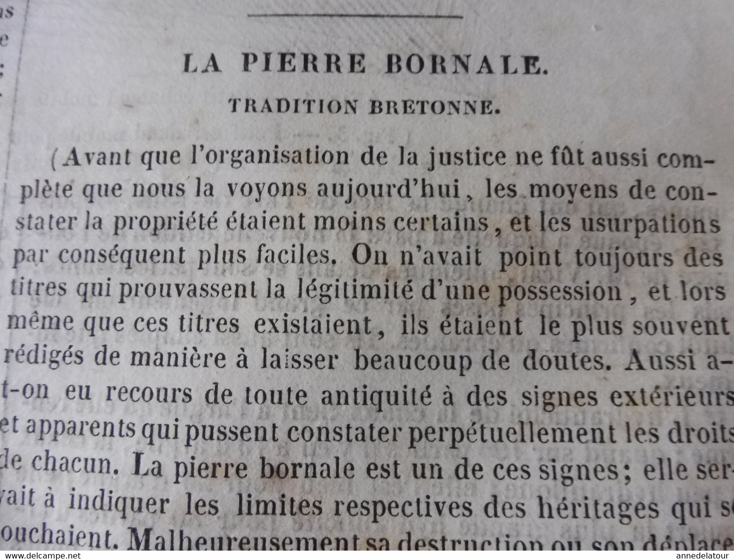 Année 1839:Gravure ( Cathédrale de Séville , cour des Orangers);Secret du ciment romain; Pierre bornale bretonne; etc