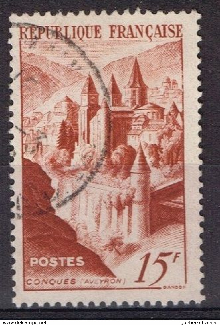 FR VAR 18 - FRANCE N° 792 Obl. Variété Impression Dépouillée - Used Stamps