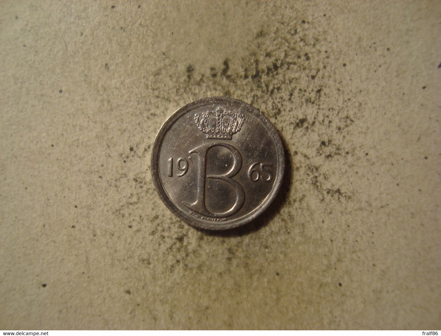 MONNAIE BELGIQUE 25 CENTIMES 1965 ( En Français ) - 25 Cents