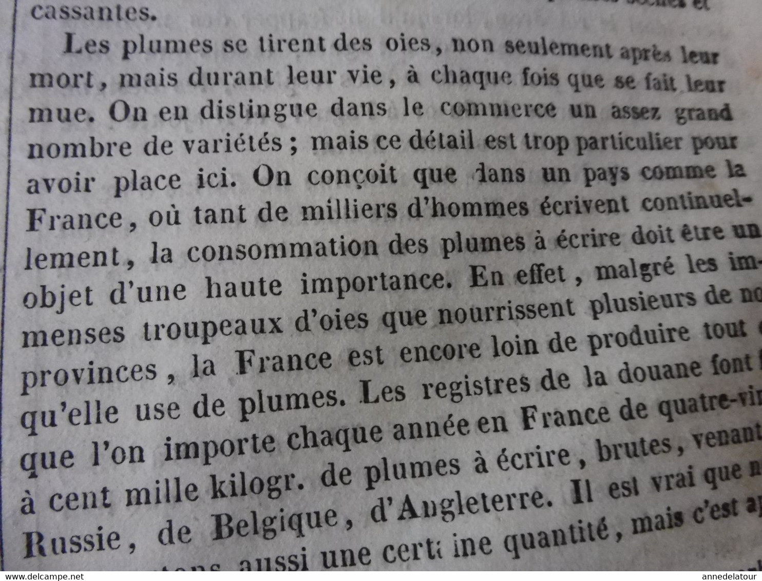 Année 1839:Gravure (scottish shepherd); Industrie de la plume ; Fort de Barbaste près Nérac; Les punitions en Chine; etc