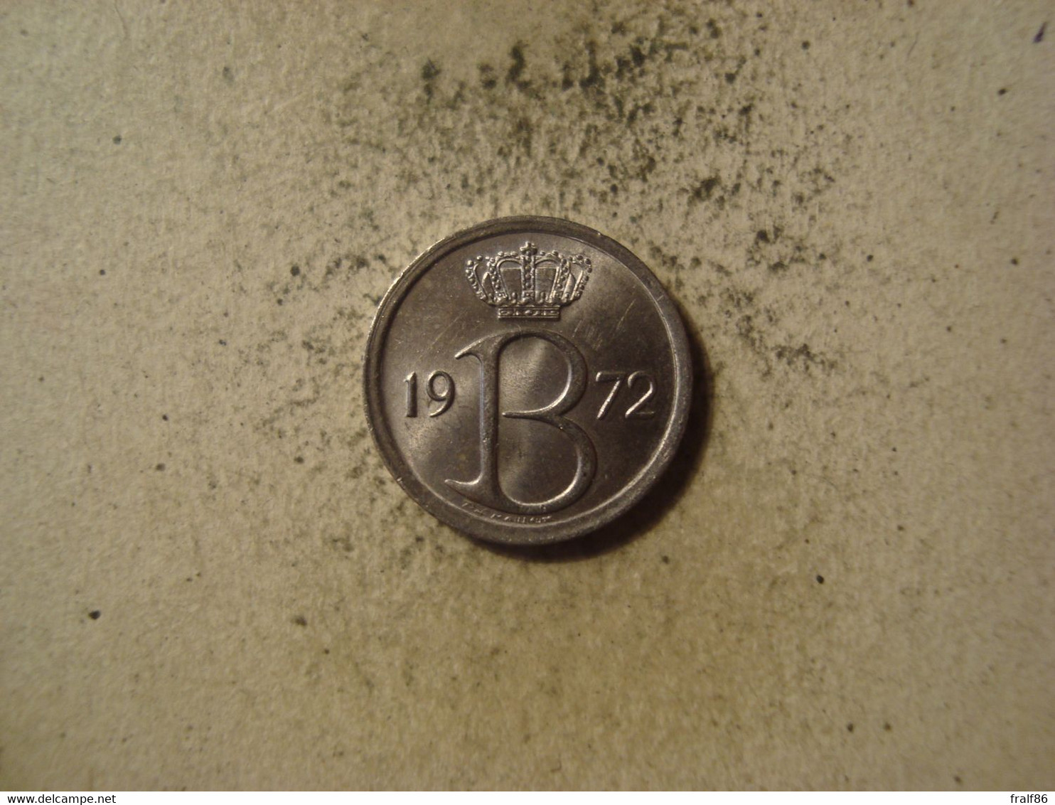 MONNAIE BELGIQUE 25 CENTIMES 1972 ( En Français ) - 25 Cents