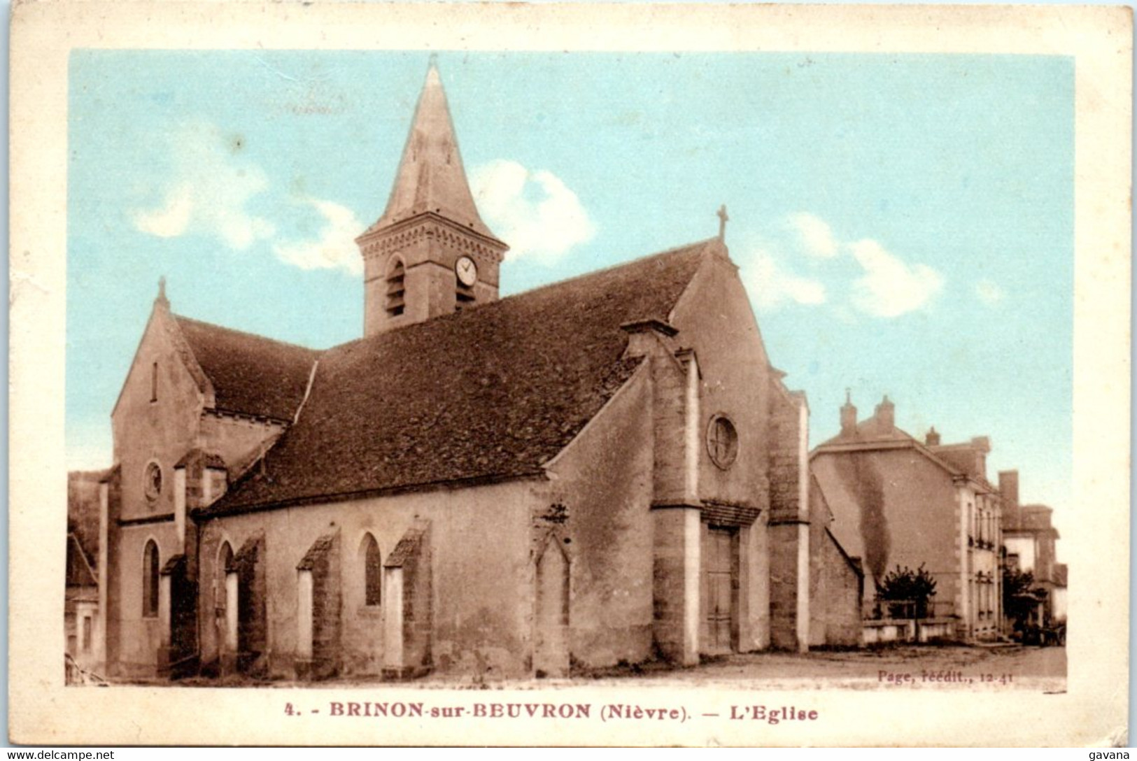 58 BRINON-sur-BEUVRON - L'église - Brinon Sur Beuvron