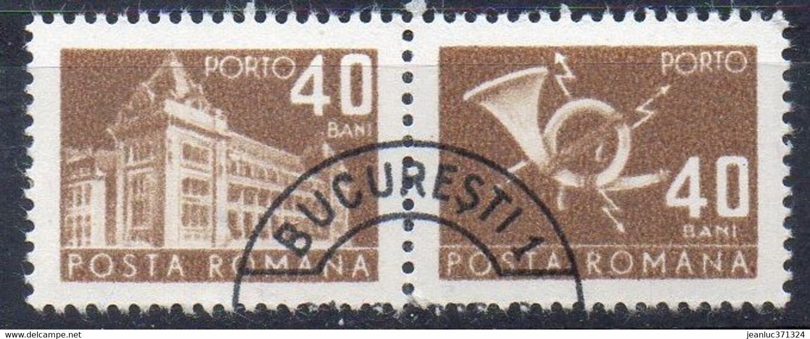 ROUMANIE N° TAXE 131 O Y&T 1957 Hotel Des Postes Et Cor - Postage Due