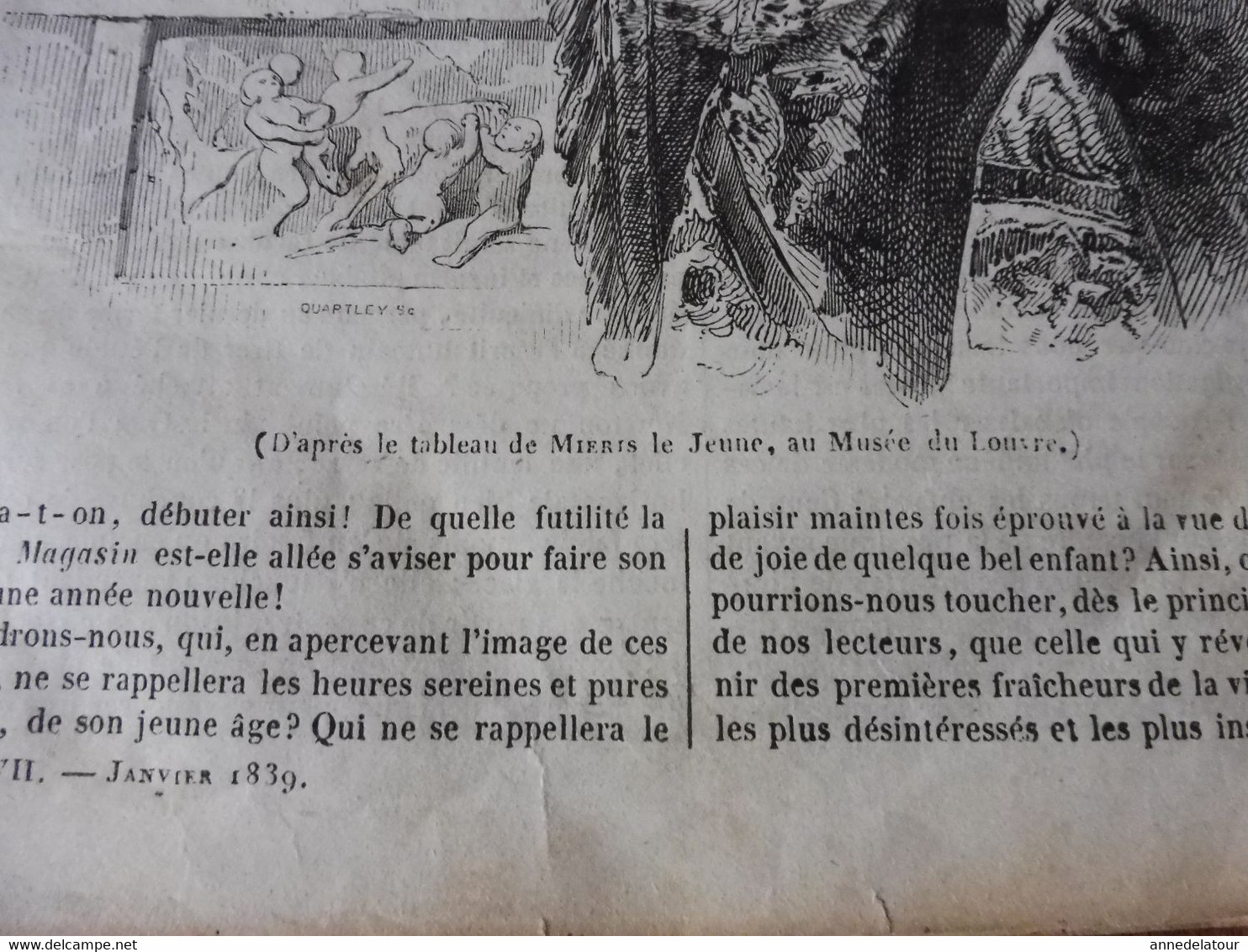 Année 1839:Gravure (Les Bulles De Savon);Monuments Gaulois (Haute Borne,Crolech, Ardeven,Bayeux,etc ); Soucy (Sens); Etc - 1800 - 1849