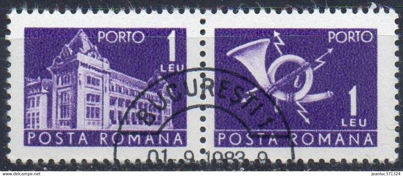 ROUMANIE N° TAXE 132 O Y&T 1957 Hotel Des Postes Et Cor - Postage Due