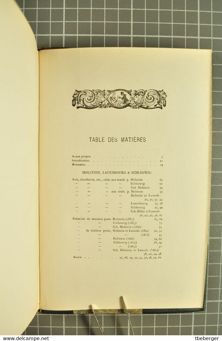 Moens, J.B, 1884; Timbres Des Duchés De Schleswig, Holstein & Lauenbourg Et De La Ville De Bergedorf (316c) - Handbücher