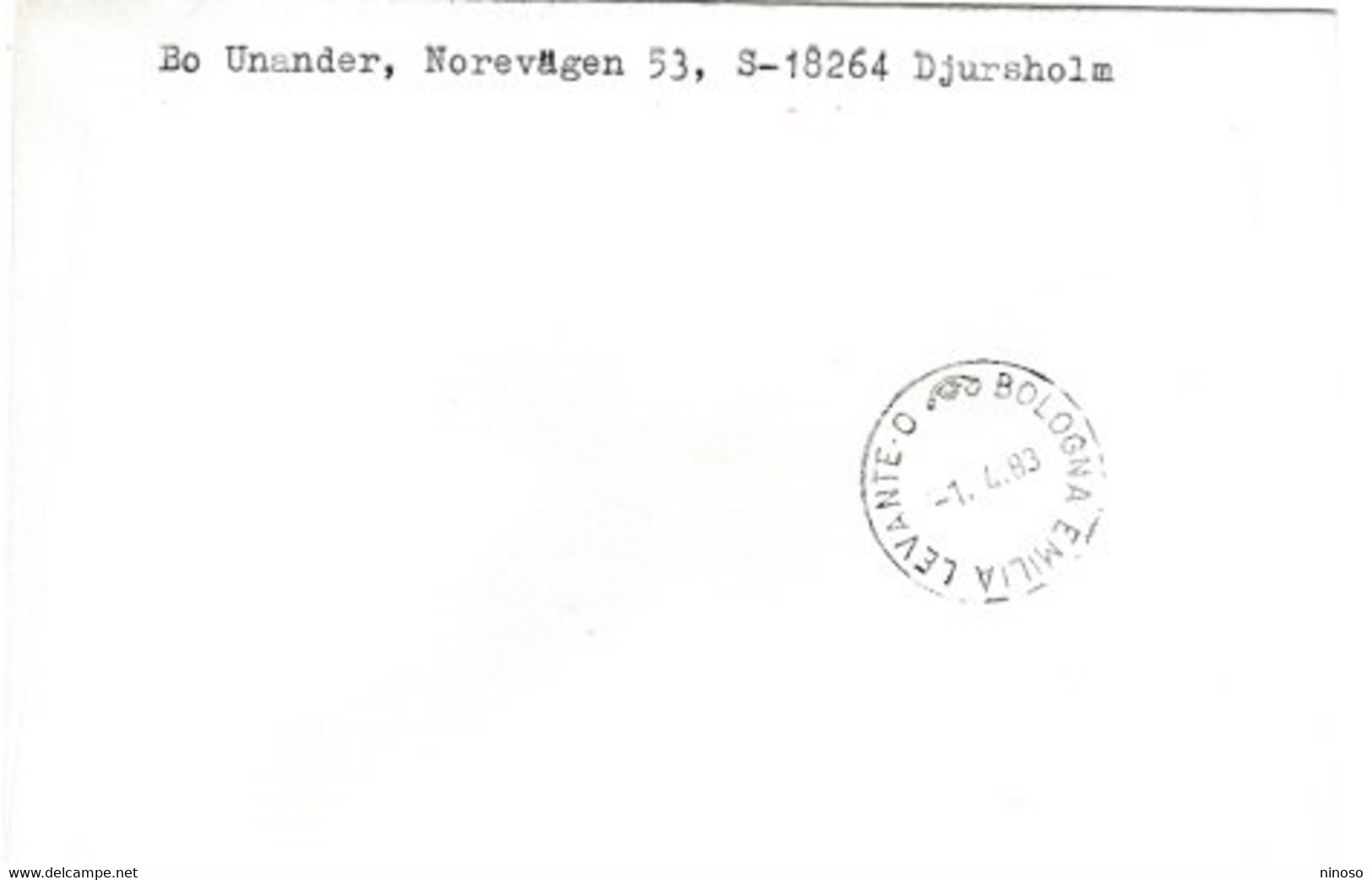 SVERIGE SVEZIA  STOCKHOLM  1983 TRAKTAT SVERIGE-USA - Lettres & Documents