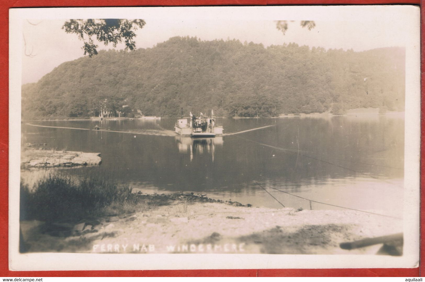 Lake Windermere, Ferry. Old Postcard. - Windermere