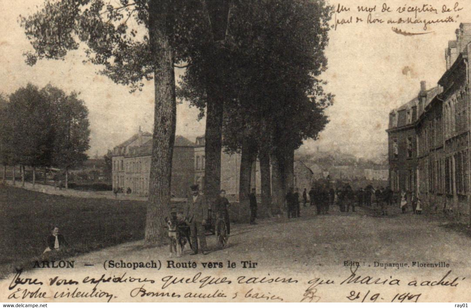 Belgique - Luxembourg- Arlon, LSchopach) Route Vers Le Tir. - Arlon