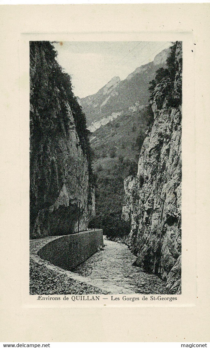 CPA - Environs De Quillan - Les Gorges De St-Geirges - Bram