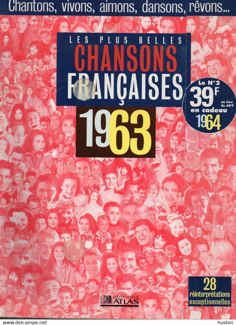 1963 - LES PLUS BELLES CHANSONS FRANCAISES - Aznavour;Sheila, Piaf, Barbara..... - Musique