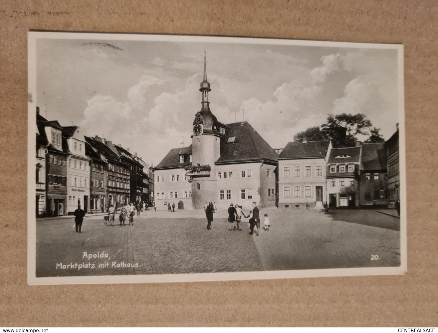 Carte  APOLDA MARKPLATZ MIT RATHAUS - Apolda