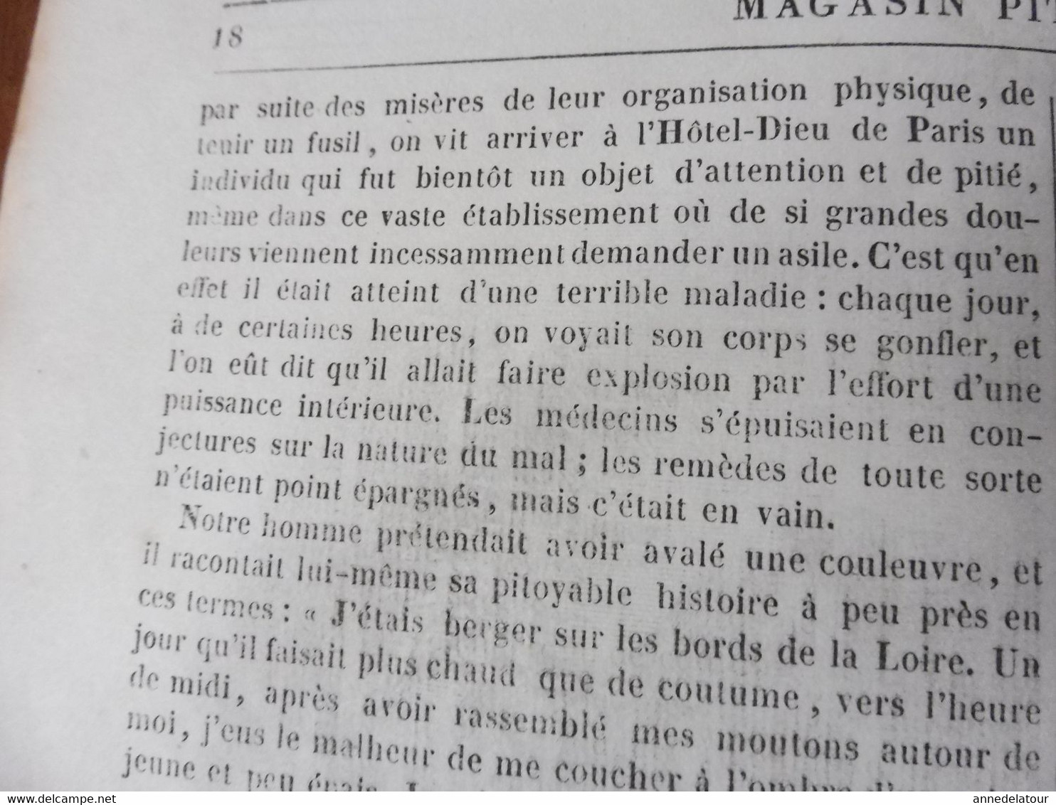 Année 1839: Lac Catherine (Ecosse);Histoire Vraie De Couleuvres Avalées Vivantes Par Un Berger; Le Roi René; Etc - 1800 - 1849