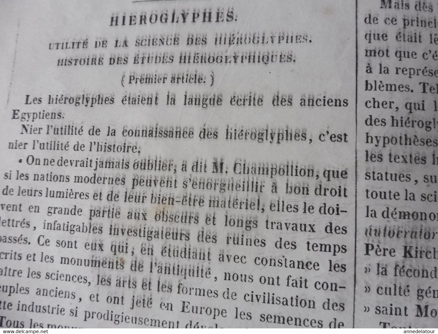 Année 1839: Le vautour barbu; SEAMEN'S HOSPITAL à Greewich ; Cologne; La côte orientale du Spitzberg ; etc