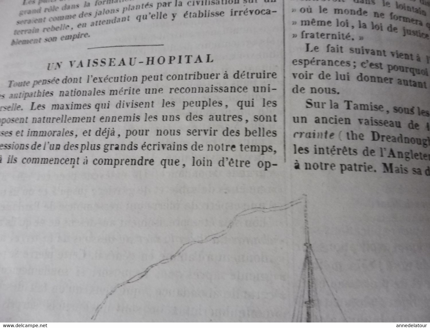 Année 1839: Le vautour barbu; SEAMEN'S HOSPITAL à Greewich ; Cologne; La côte orientale du Spitzberg ; etc