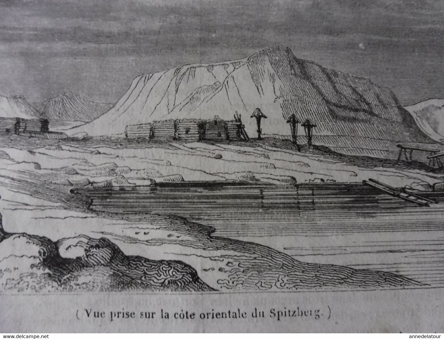 Année 1839: Le vautour barbu; SEAMEN'S HOSPITAL à Greewich ; Cologne; La côte orientale du Spitzberg ; etc