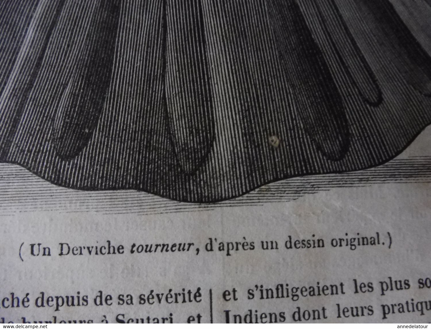 Année 1839: Statue de La Liberté à Notre-Dame de Chartres; Château de Coutras (Gironde); Les derviches tourneurs ; Etc