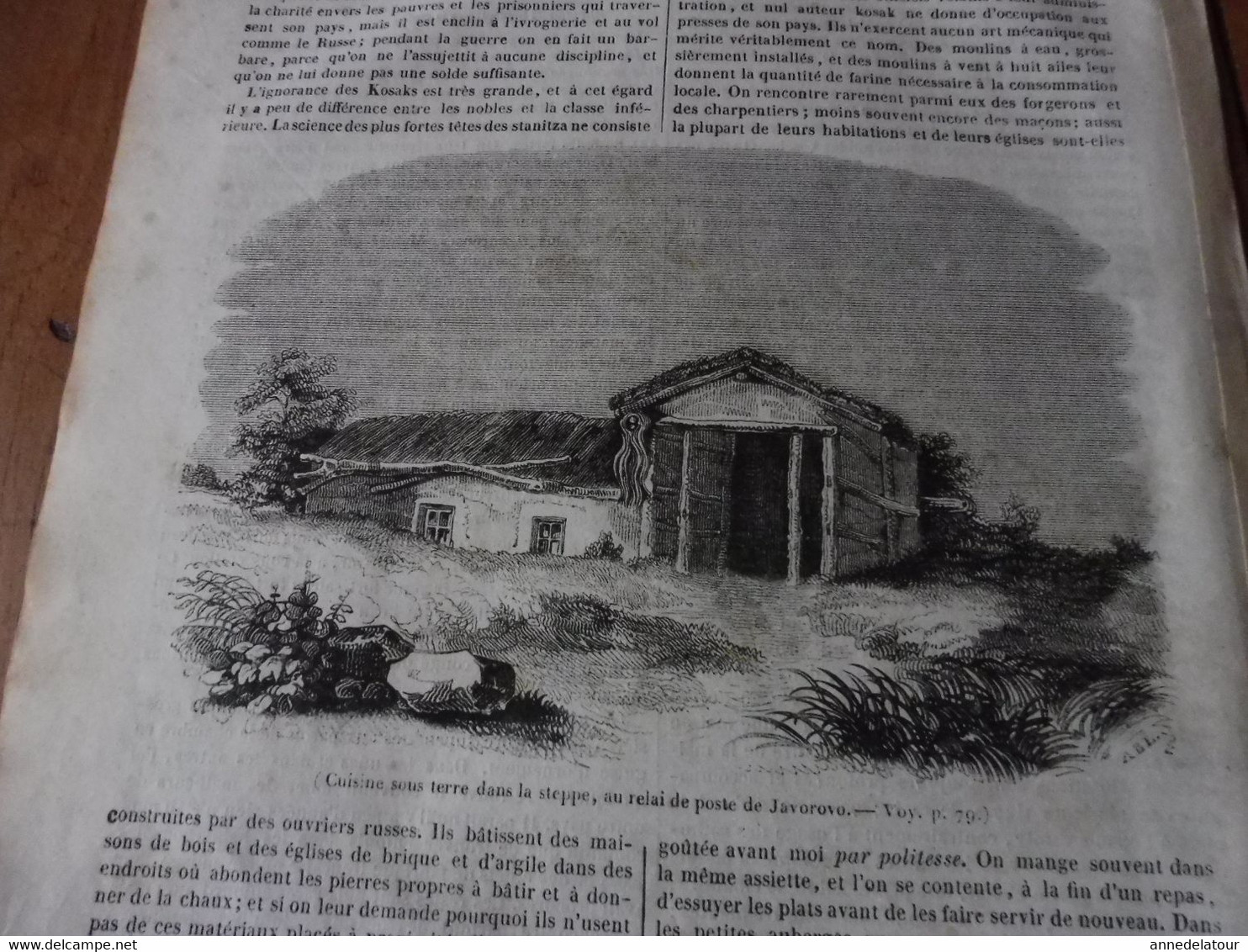 Année 1839: l'Aye - Aye de Madagascar; Kosaks, Les cosaques du Don; Javorovo; L'abbé Boizot à Besançon;  etc