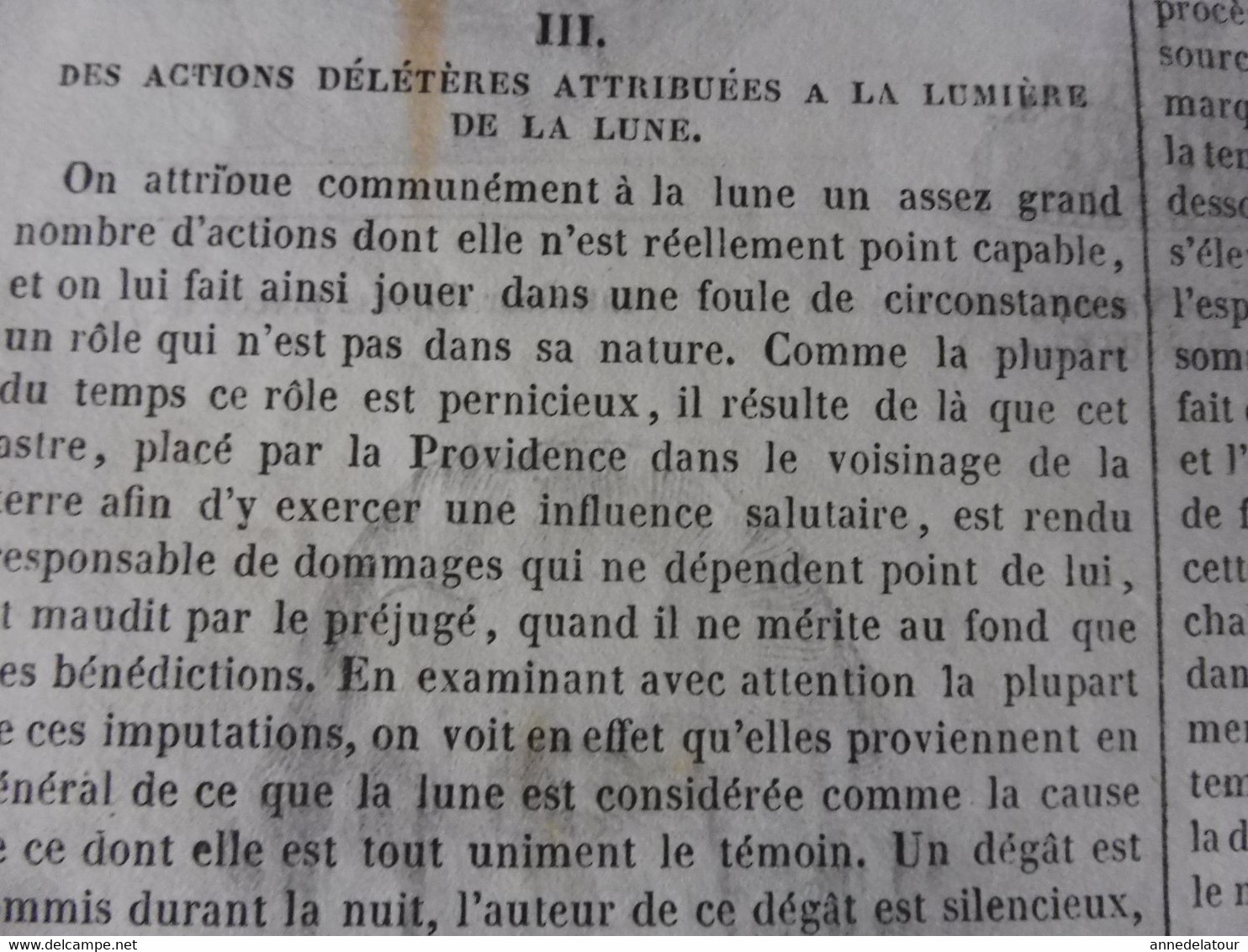 Année 1839: Manufacture de Sèvres et descriptions des poteries; Recette infaillible contre l'irrésolution ; Etc