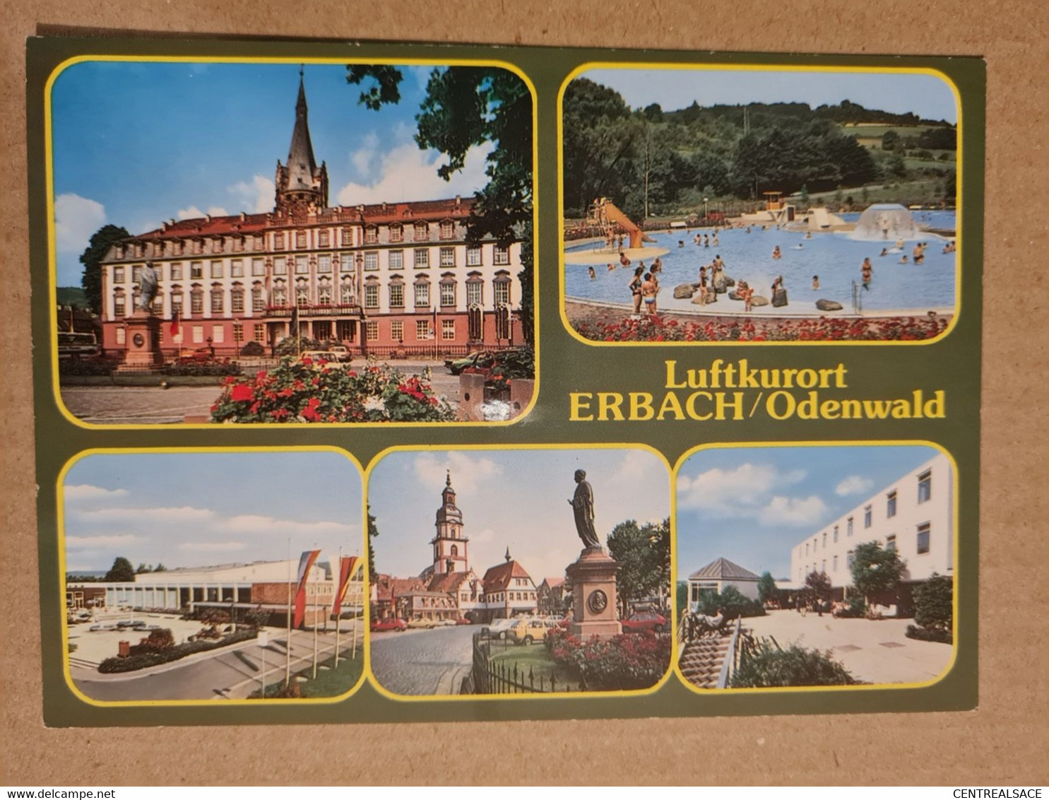 Carte  HESSE ERBACH Luftkurot Odenwald - Erbach