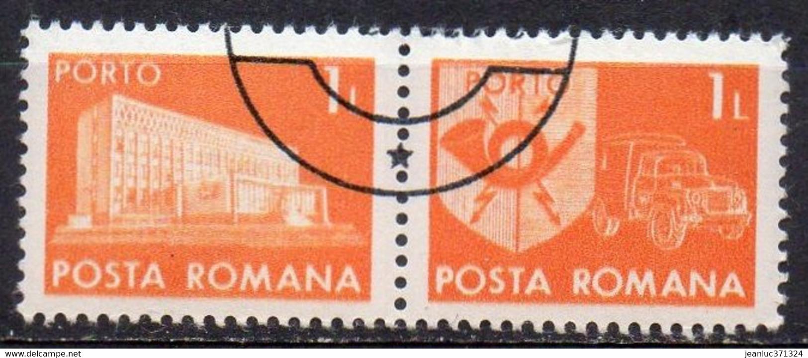 ROUMANIE N° TAXE 138 O Y&T 1974 Symboles Postaux - Strafport