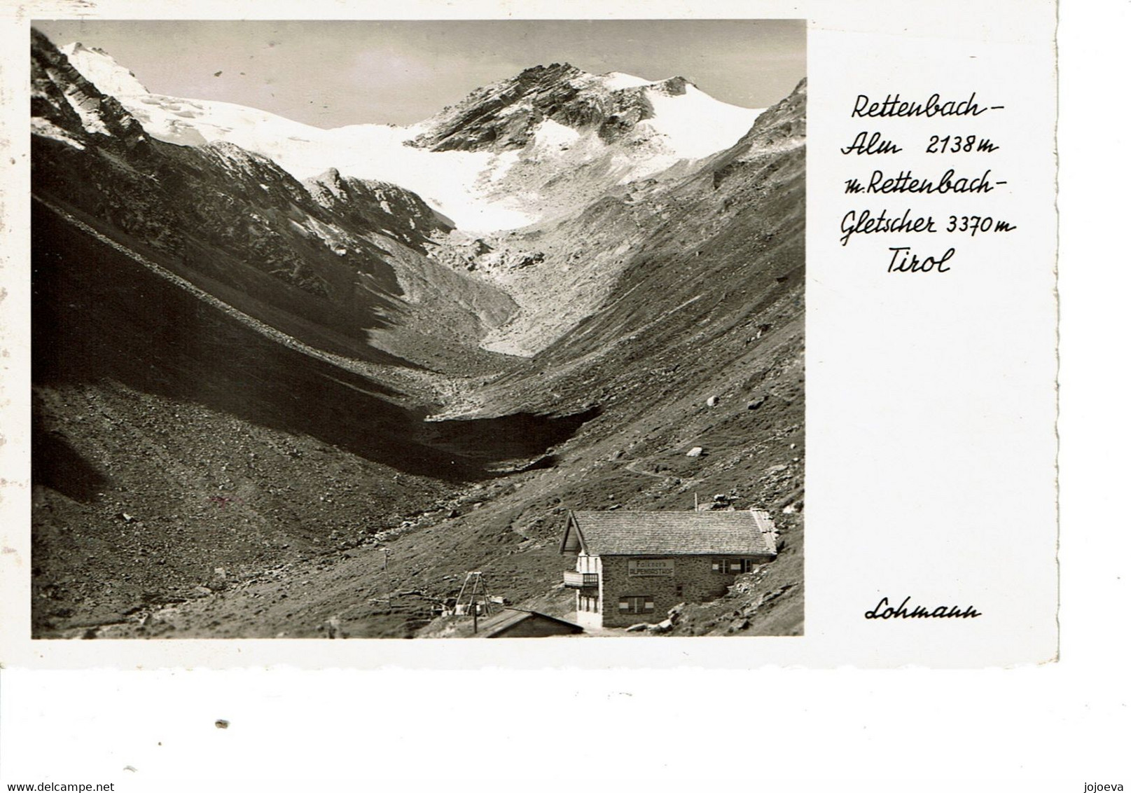 RETTENBACH  Alun 2138m Gletscher 3370m  TIROL - Rattenberg