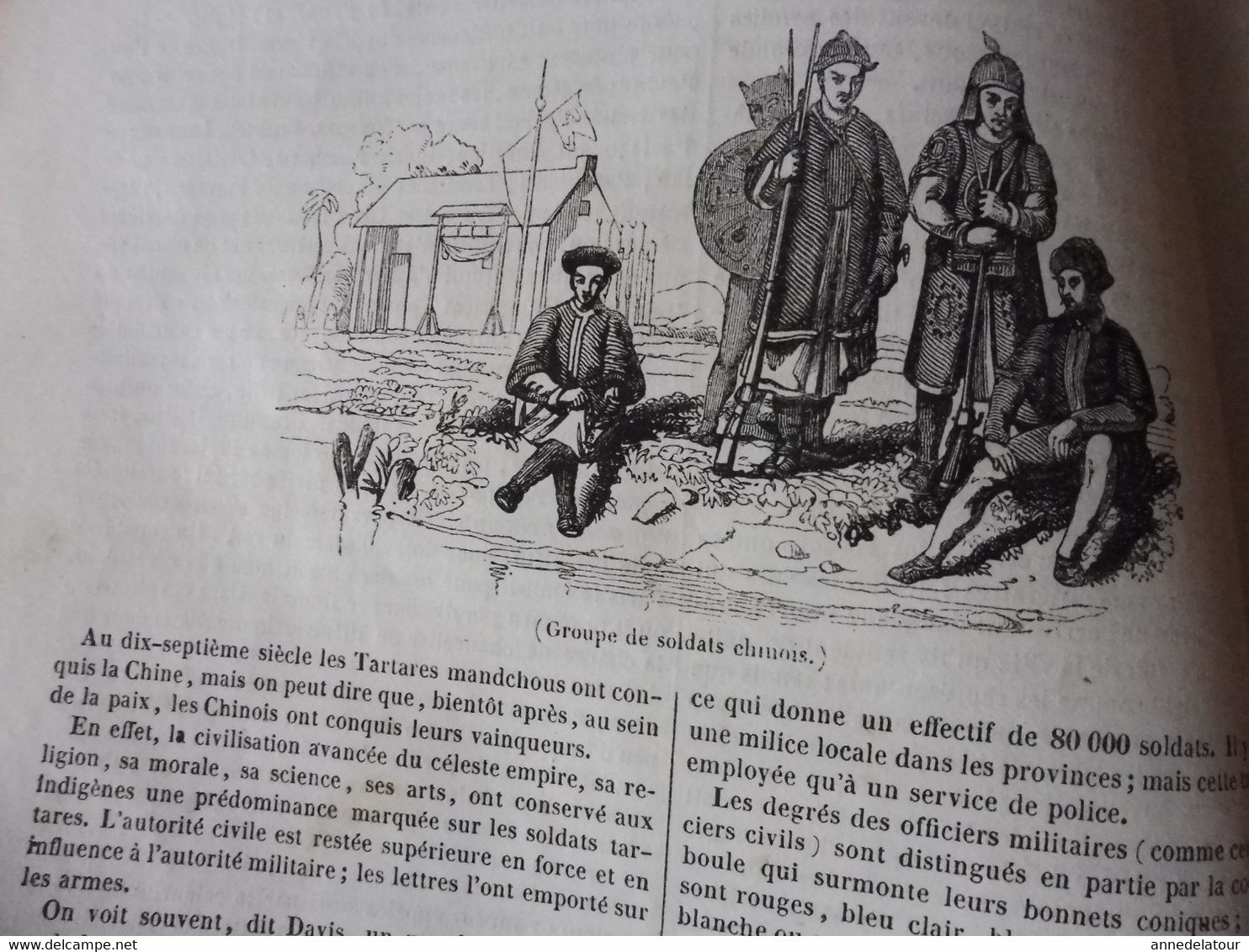 Année 1839: Statue Herman Franke à Halle ;Armée chinoise; Ste Chapelle de Paris;Fabrication de la pierre infernale; Etc