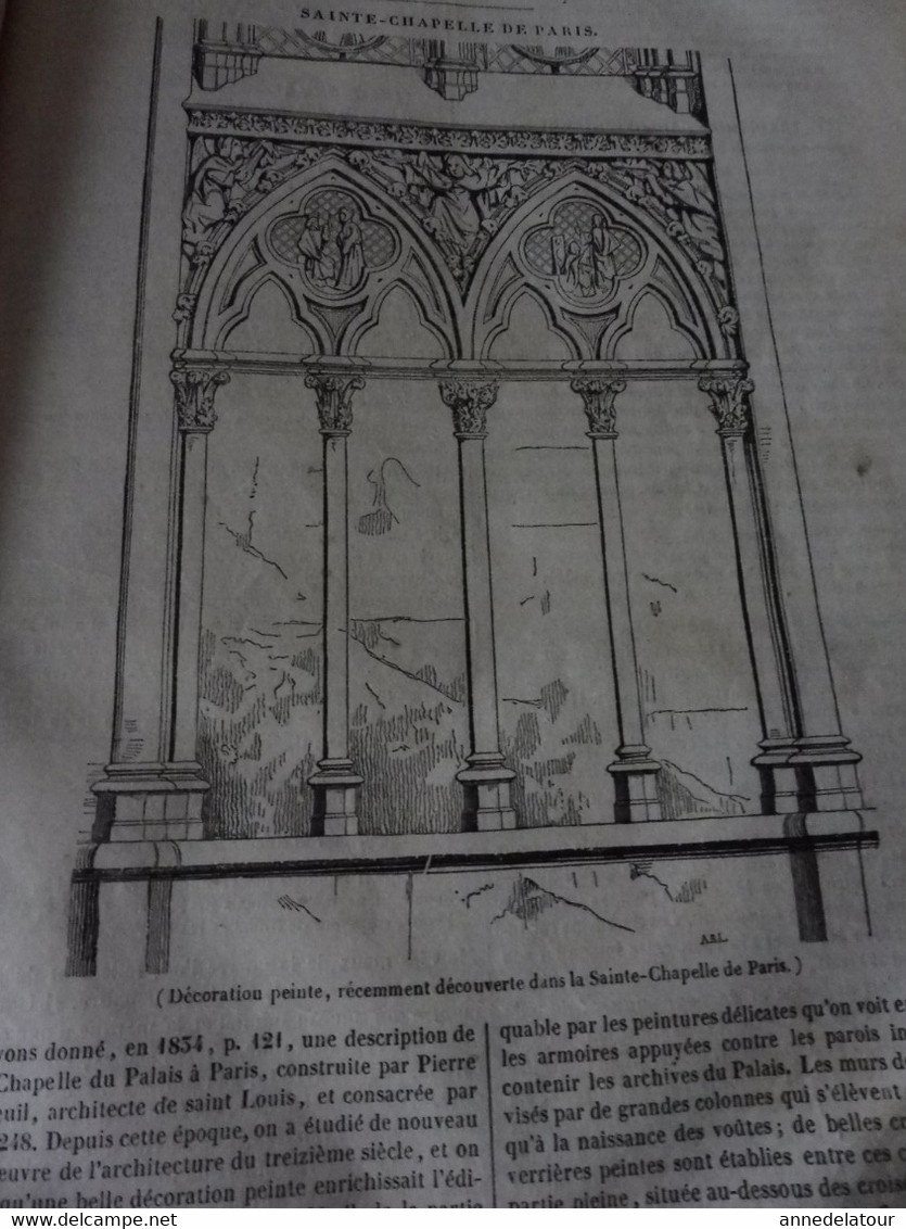 Année 1839: Statue Herman Franke à Halle ;Armée chinoise; Ste Chapelle de Paris;Fabrication de la pierre infernale; Etc