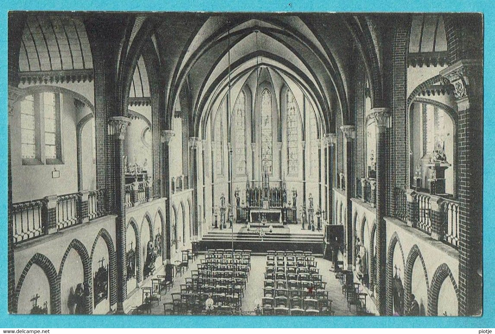 * Overijse - Overyssche (Vlaams Brabant) * (Ed Nels) Institut Du Sacré Coeur, La Chapelle, Kapel, Intérieur, Old, Rare - Overijse