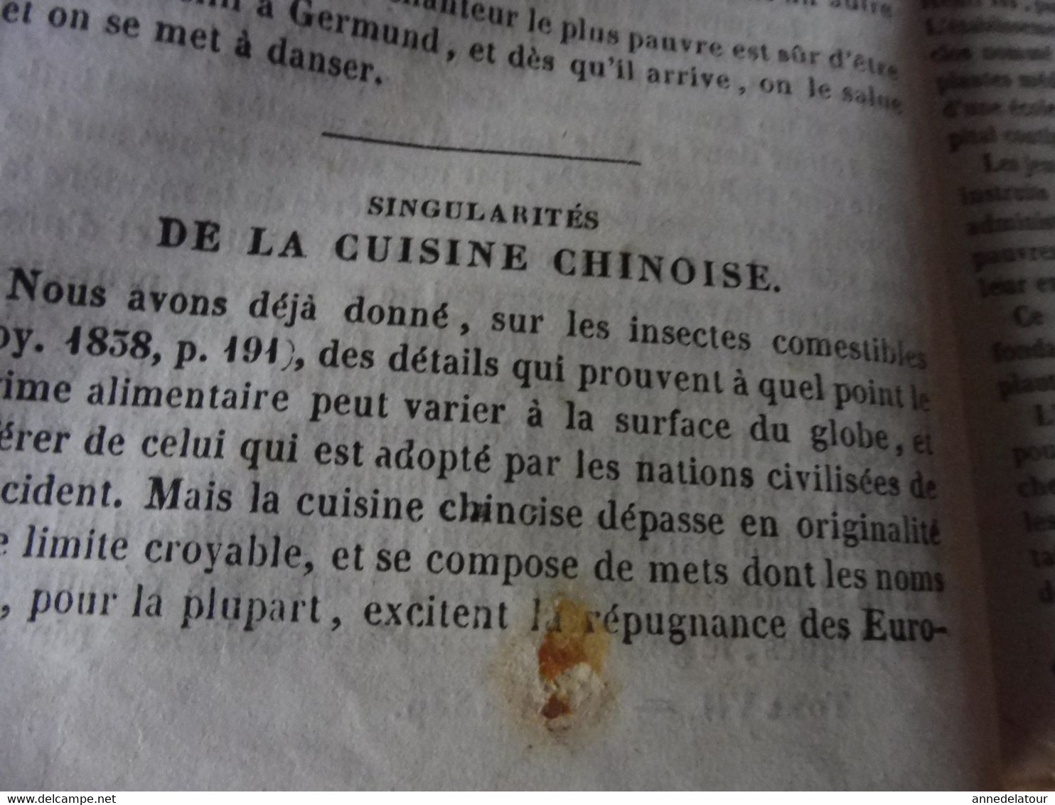 Année 1839: Berlin; Cuisine Chinoise; Le Podargus De La Nlle-Guinée (Engoulevent); Les Kosaks (cosaques) Du Don; Etc - 1800 - 1849