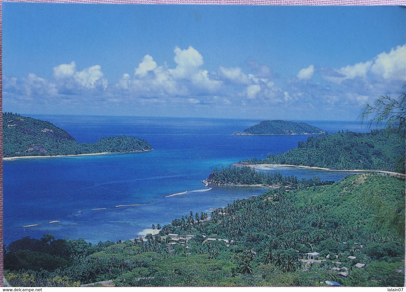 Carte Postale : Seychelles : Mahé And Surrounding Islands, Stamp In 1989 - Seychelles