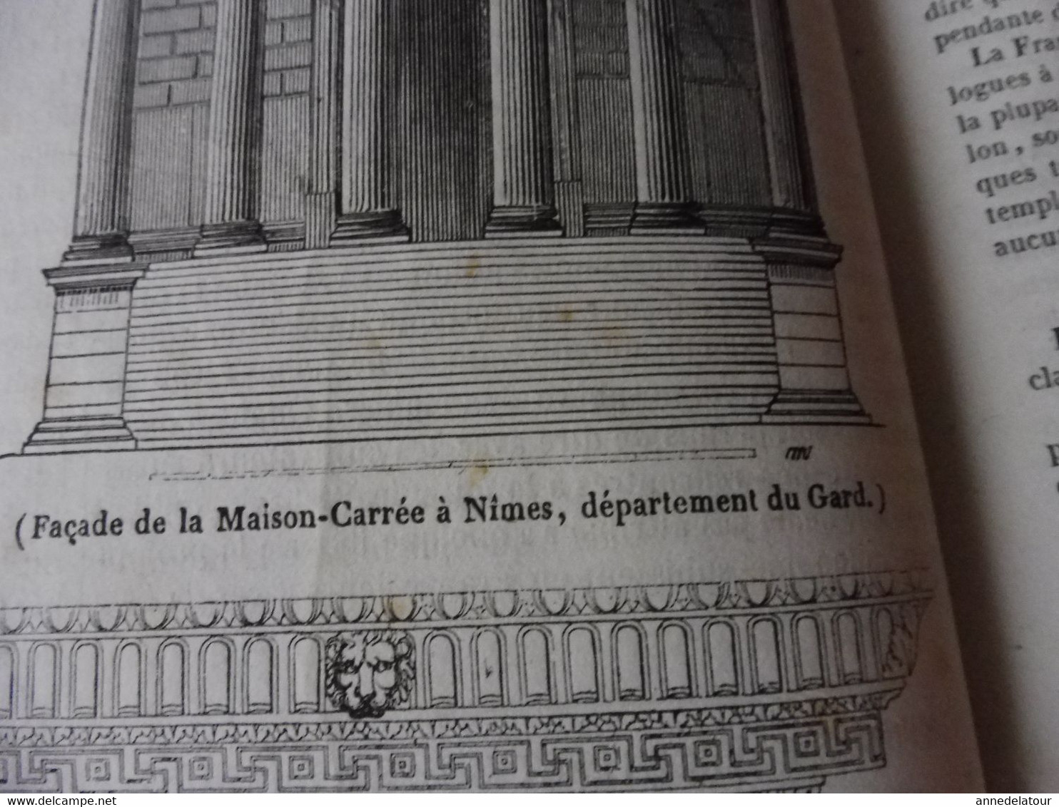 Année 1839: Sculpture PETITE PAYSANNE BRETONNE;Monuments romains (Nîmes,Vienne,St-Rémy,Aix);Le NAFA  aux îles Tonga;etc