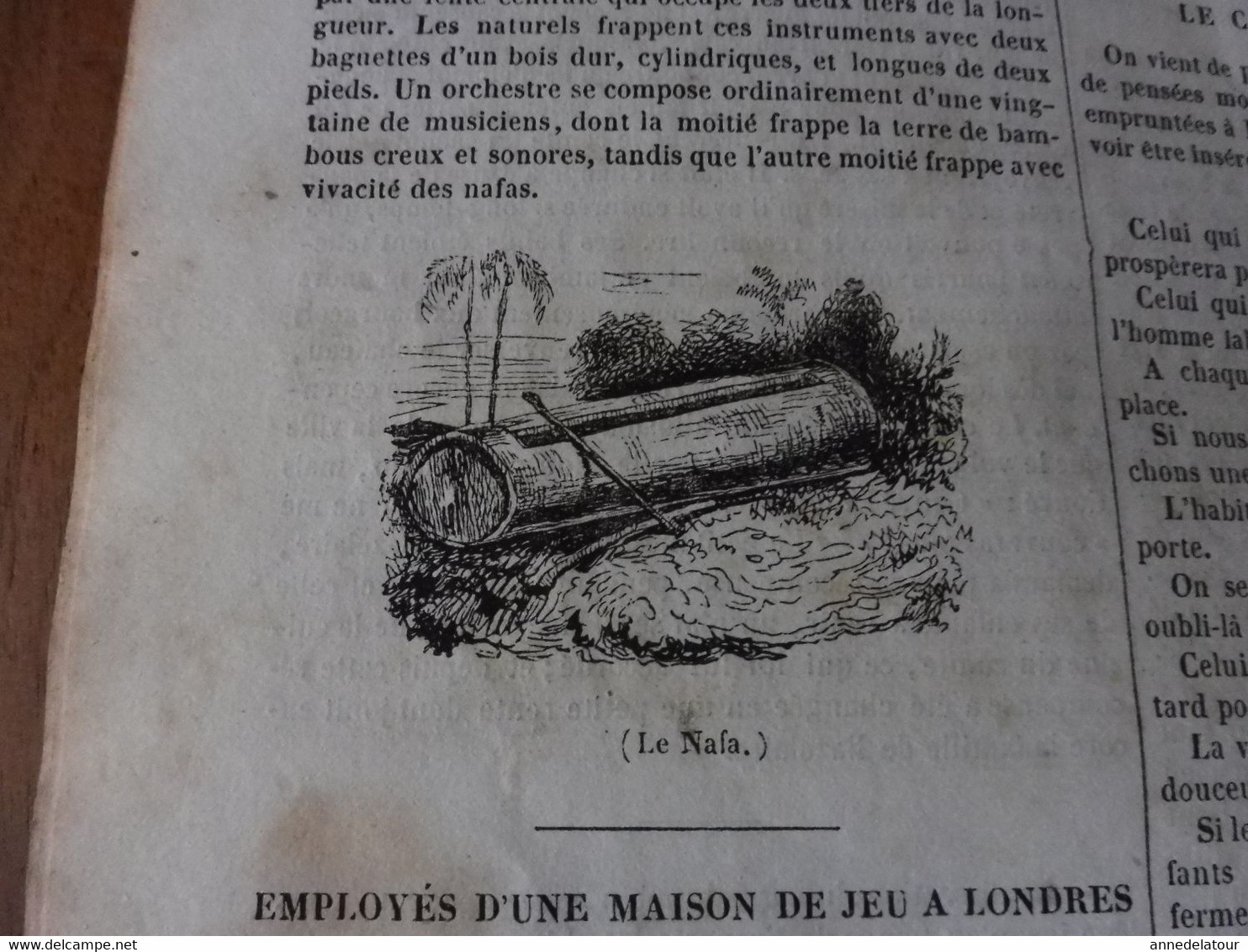 Année 1839: Sculpture PETITE PAYSANNE BRETONNE;Monuments romains (Nîmes,Vienne,St-Rémy,Aix);Le NAFA  aux îles Tonga;etc