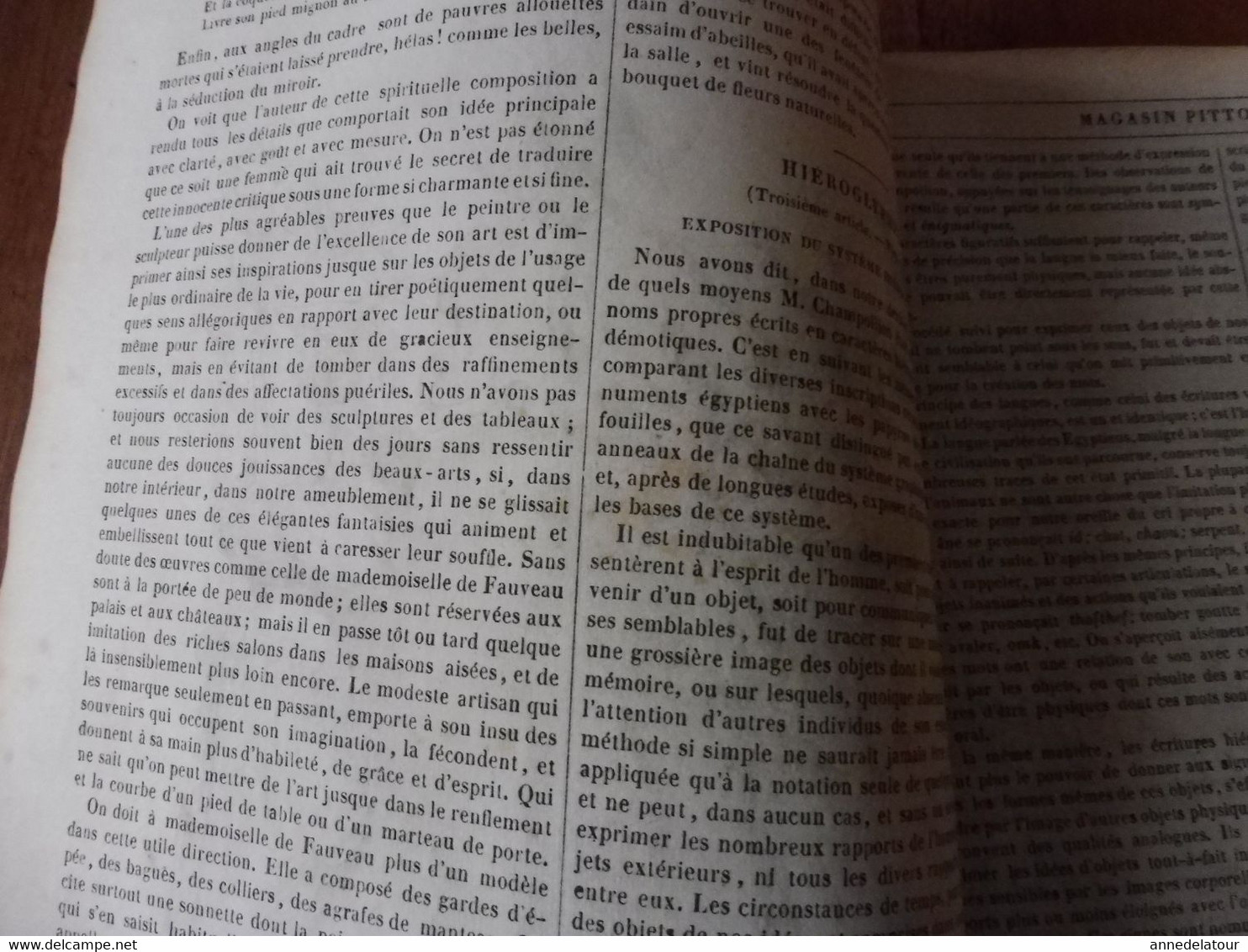 Année 1839: Le Miroir De La Vanité; Hiéroglyphes (important Documentaire); Le Phare De Pondichéry En Inde; Etc - 1800 - 1849